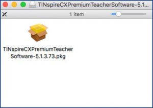 TI-Inspire™ Premium teacher software Mac installer package